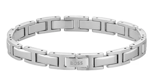HUGO BOSS 1580792 Elegantes Herrenarmband aus Edelstahl - Stylisches und massives Armband aus hochwertigem Edelstahl, ideal für jeden Anlass und ein perfektes Accessoire für modebewusste Herren.