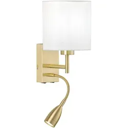 Fischer-Honsel Wandleuchte in Gold - Elegante Wandleuchte in Gold, Maße: 16x28x26 cm, ideal für stilvolle Akzentbeleuchtung in jedem Raum.