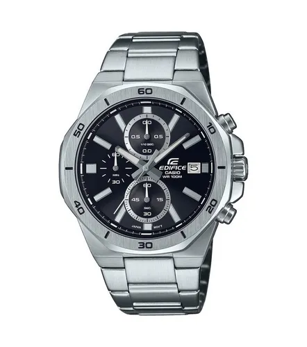 Casio EFV640D1AVUEF Herrenuhr - Chronograph mit Edelstahlgehäuse, 10 atm wasserdicht und stilvollem Design – perfekt für modebewusste Herren.