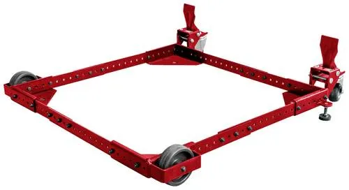 Holzmann UFE410FLEX Transportroller - Traglast bis 410 kg, robuster Transportroller in Rot für einfache Handhabung und Mobilität