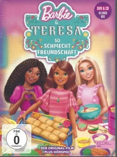 Barbie & Teresa: So schmeckt Freundschaft - Der Original-Film plus Hörspiel - Hörbücher, erlebe die aufregende Geschichte von Barbie und Teresa über Freundschaft mit dem Original-Film und einem spannenden Hörspiel!