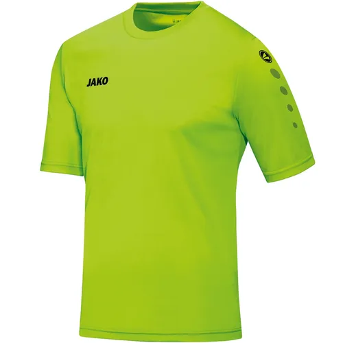 JAKO Sport-Tshirt Trikot Team Kurzarm (100% Polyester) neongrün Jungen, Größe: 140