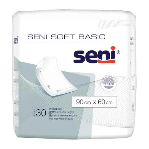 SENI Soft Basic Bettschutzunterlage 60x90 cm 30 St