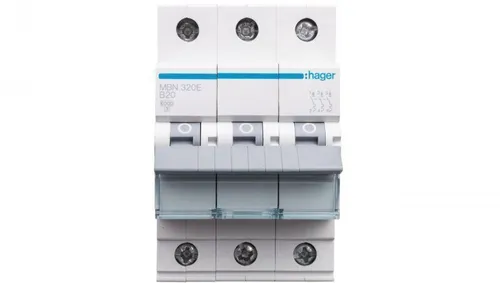 Leistungsschalter 3P B 20A 6kA AC MBN320E