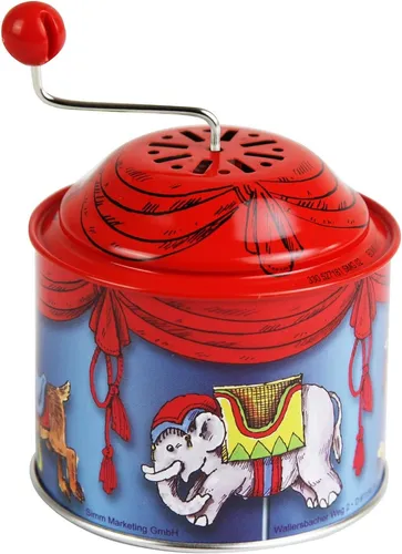 Bolz - Musikdrehdose Karussell, Musikdose, Blechdrehdose