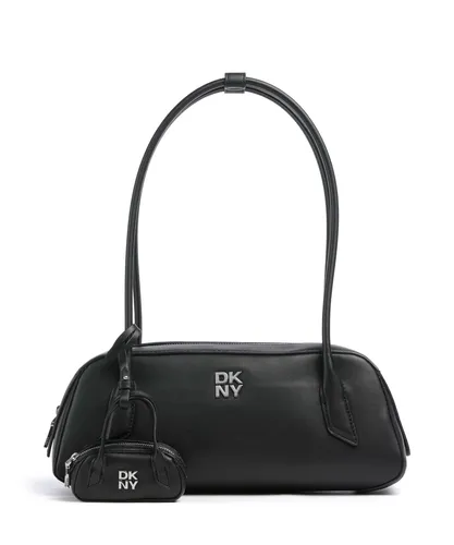 DKNY Tiana Schultertasche Damen - Schwarz R613ZP64-BSV - Elegante DKNY Tiana Schultertasche aus hochwertigem Lederimitat, ideal für den täglichen Gebrauch. Stilvoll und praktisch zugleich, perfekt für jede Gelegenheit.