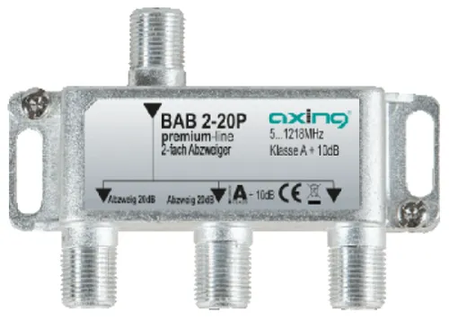 Axing BAB2-20P 2fach Abzweiger , 20 dB , 5-1218 von AXING