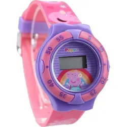 Peppa Pig Uhr „Kids Time!“ Perfekte Kinderuhr für Schule & Freizeit