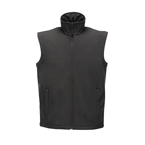 Regatta Herren Classic Softshell Weste 3XL EU - Grau - Herren-Westen aus leichtem, wasserabweisendem Softshell-Material mit Stretch-Technologie für optimale Bewegungsfreiheit und 2 praktischen Reißverschlusstaschen.
