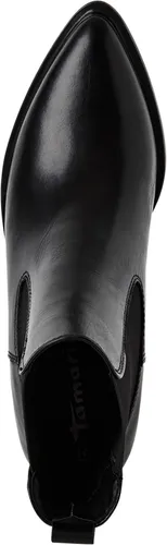Tamaris Damen Stiefel schwarz 42 - Elegante Stiefelette - Wanderschuhe mit modernem Chic und 60 mm Blockabsatz für stilvollen Komfort. Die Touchit-Funktion sorgt für ein individuelles Fußgefühl, während elastische Einsätze müheloses An- und Ausziehen ermöglichen.