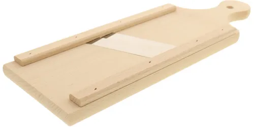 Gurkenhobel mit Griff 2 Messer Edelstahl 37 x 12 cm Gemüsehobel Zwiebelschneider