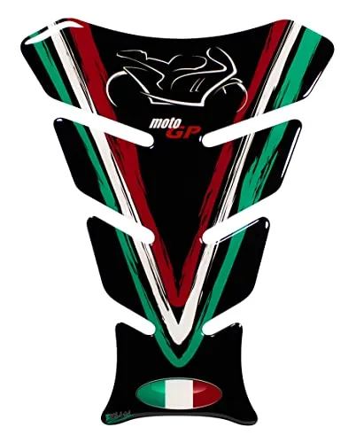 BIKE-label Tankpad 3D Motorrad Aufkleber Tankschutz Lackschutz Italien Flagge Moto GP X500224
