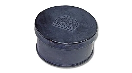 Redecker Seifenkästchen schwarz rund 8,3 cm