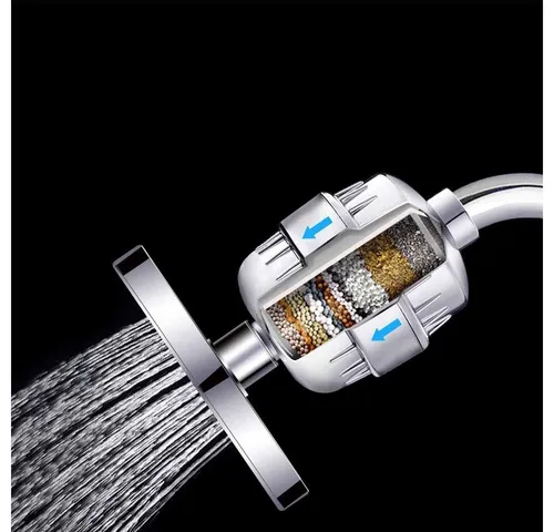 XDeer Wasserfilter Duschfilter für Wasser - Duschfilter für Wasserenthärter mit, austauschbarer Mehrstufen-Filterpatrone zur Entfernung