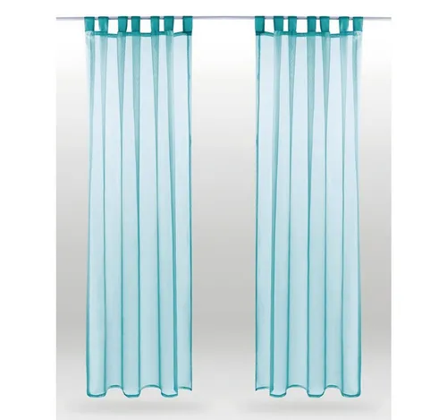 Bestlivings Vorhang (2 St), Schlaufen, transparent, Voile, Gardinenset