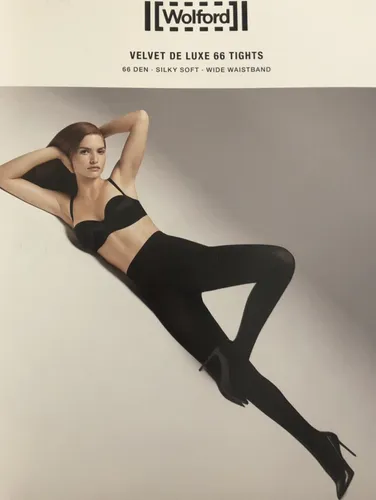WOLFORD VELVET DE LUXE 66 TIGHTS Größe S Farbe Port Royal von Wolford