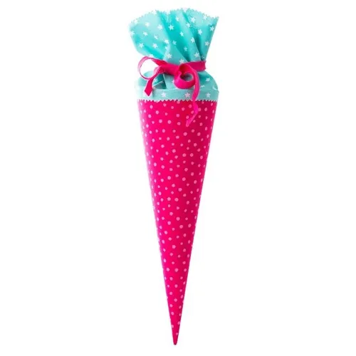 Goldbuch Stoff-Schultüte 35 cm pink