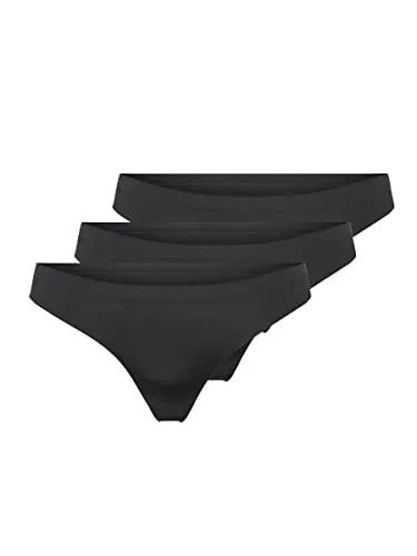 ONLY ONLTRACY Bonded Thong NOOS 3-PK