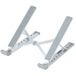 StarTech.com Foldable Laptop Riser Stand - Tragbarer, höhenverstellbarer ergonomischer Laptopständer, unterstützt bis zu 10 kg und verbessert die Luftzirkulation
