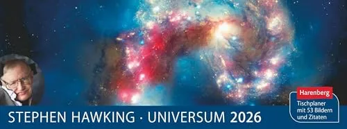 Stephen Hawking Universum Premium-Tischplaner 2026 von Harenberg
