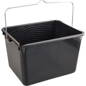 Böttcher-AG Farbeimer 84824410, schwarz, eckig, Kunststoff, 14 Liter