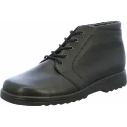 Ganter ERIC-STIEFEL - Herren Kurzschaft Stiefel in Schwarz, Weite H, Größe 46.5 EU - Wanderschuhe mit rutschfester Sohle und herausnehmbarer Innensohle, ideal für Einlagen, aus echtem Leder für höchsten Tragekomfort.