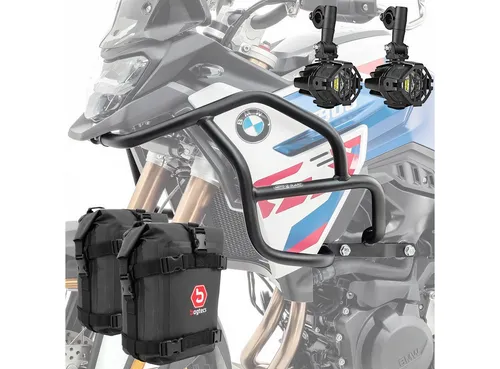 Motoguard Motor-Schutzhülle Set Sturzbügel + Scheinwerfer + Tasche für BMW F 900 GS 24-26 HG53