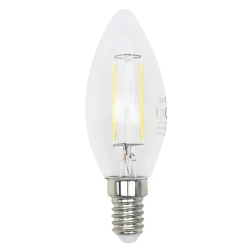 LightMe LED Filament Lampe Kerze 5W = 40W E14 klar 470lm warmweiß 2700K DIMMBAR