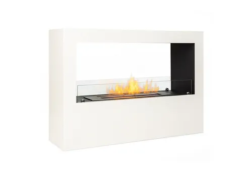 blumfeldt Fiamme Scoppi Ethanol Kamin in weiß von Blumfedt