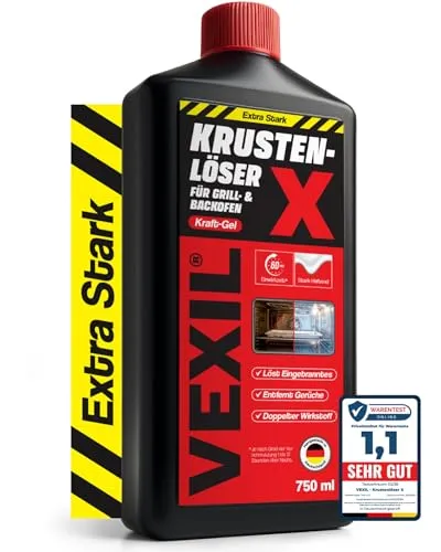 VEXIL Backofenreiniger EXTRA STARK – Effektives Haftgel gegen Eingebranntes