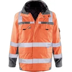 Winter Warnschutzparka 3in1 - XXL - orange/grau