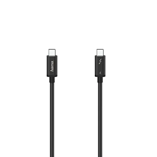 Thunderbolt-4 USB-C Kabel - 0,80 m, 40 Gbit/s, 100 W, Ultra-HD 8K für blitzschnelle Datenübertragung und beeindruckende Videoqualität