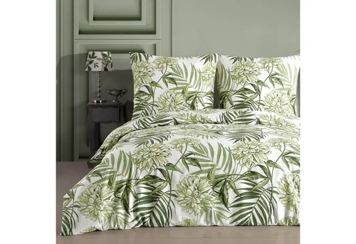 Buymax® Bettwäsche 135x200 in grün von Buymax