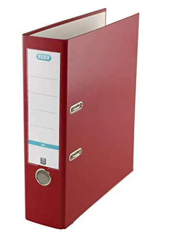 Elba Ordner A4, smart Pro, 8 cm breit, Kunststoff außen, bordeaux