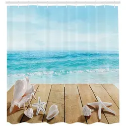 Duschvorhänge Beige von Abakuhaus