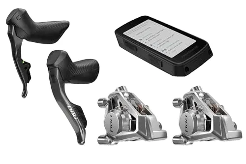 Sram Red E1 Axs Hammerhead Fahrradkomponentengruppe - Fahrradkomponenten für ultimative Cockpit-Datenintegration, inklusive Hammerhead Karoo und RED AXS Bedienelementen für ein personalisiertes Fahrerlebnis.