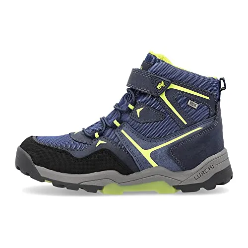 LURCHI Thilo Tex Schuhe Kinder blau 33 - Wasserdichte Lurchi Stiefeletten für Jungen, ideal für Freizeit und Schule. Mit atmungsaktiver TexMembran, flexible Laufsohle und verstärktem Schutz für Zehen und Ferse.