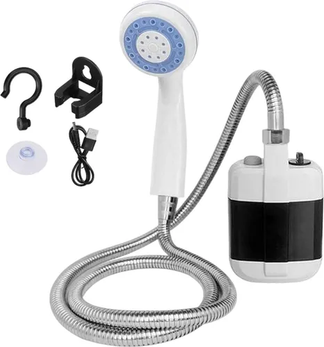 Mobile Ein-Klick Camping-Dusche, Tragbare Campingdusche mit 2200mAh Akku, Wasserdurchfluss 4-5L/min - HYDROPORT