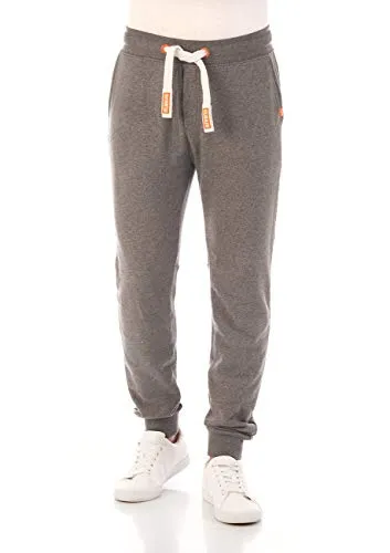 Riverso Herren Sweathose RIVTim – Bequeme Jogginghose für Sport und Freizeit - Sport – Jogginghosen für Herren, aus weichem Baumwollmaterial mit elastischem Bund für optimalen Tragekomfort und praktische Taschen für den Alltag.