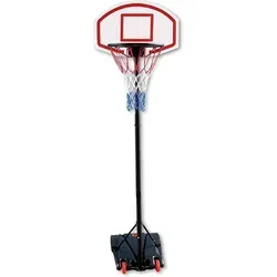 New Sports Höhenverstellbarer Basketballständer 160-205 cm - Spielzeuge für Kinder ab 3 Jahren, perfekt für stundenlangen Spielspaß im Freien mit befüllbarem Fußteil und praktischen Transporträdern.