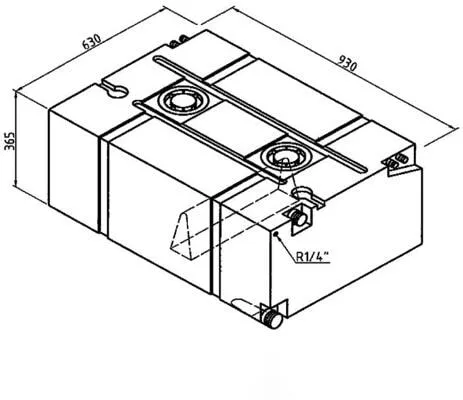 Lilie Universalwassertank, 200L