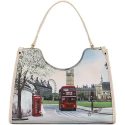 Y Not? Yesbag Shopper Tasche 32,5 cm - Rot - Elegante Shopper Tasche aus hochwertigem Polyurethan, pflegeleicht und langlebig. Mit mittlerem Riemen und Umhängeriemen für optimalen Tragekomfort – ideal für die modebewusste Frau!