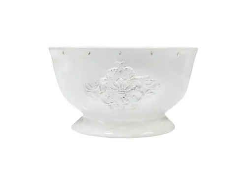 Neuetischkultur Salatschüssel Salatschüssel Keramik weiß Bessie, Keramik, (1-tlg)