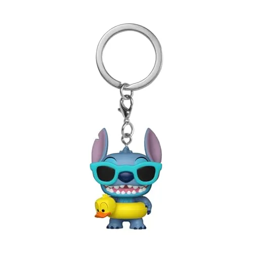 Funko POP! Keychain: Lilo & Stitch- Tuber Stitch - Schlüsselanhänger Origineller Schlüsselring - Sammelbare Minifigur - Kleinigkeit für den Nikolausstiefel - Geschenkidee - Offizielles Merchandise