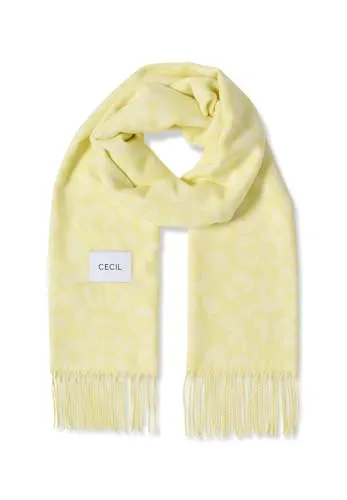 Cecil Kuscheliger Schal iced yellow A in gelb von CECIL