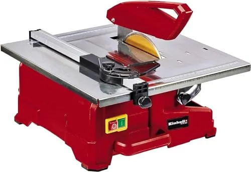 Einhell Fliesenschneidmaschine TC-TC 800 - 800 W, neigbarer Edelstahltisch mit Winkelskala, präzise Schnitte und sicherer Halt durch rutschfeste Standfüße