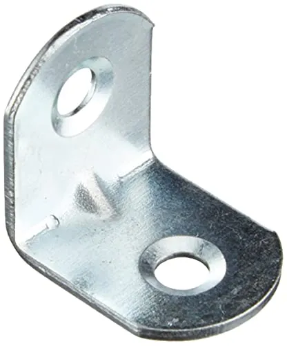 Alberts 837785 Stuhlwinkel | mit abgerundeten Enden | galvanisch blau verzinkt | 20 x 20 x 16 mm | 120er Set