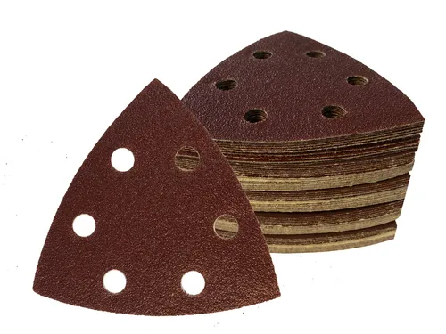 Delta-Schleifdreiecke 93 x 93 x 93 mm, Je 30x Korn 40/60/80/120/180/240 180Stk