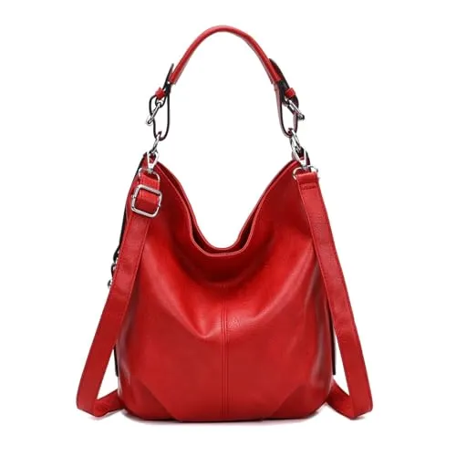 ITALYSHOP24 Schultertasche Damen Shopper Hobo Bag