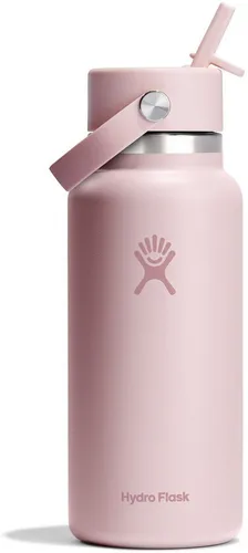 Hydro Flask 32oz Wide Mouth Flex Straw Cap - Pink/Rosa - Thermobehälter mit flexibler Trinkhalmkappe, ideal für unterwegs und sorgt für lange Kälte- oder Wärmespeicherung.